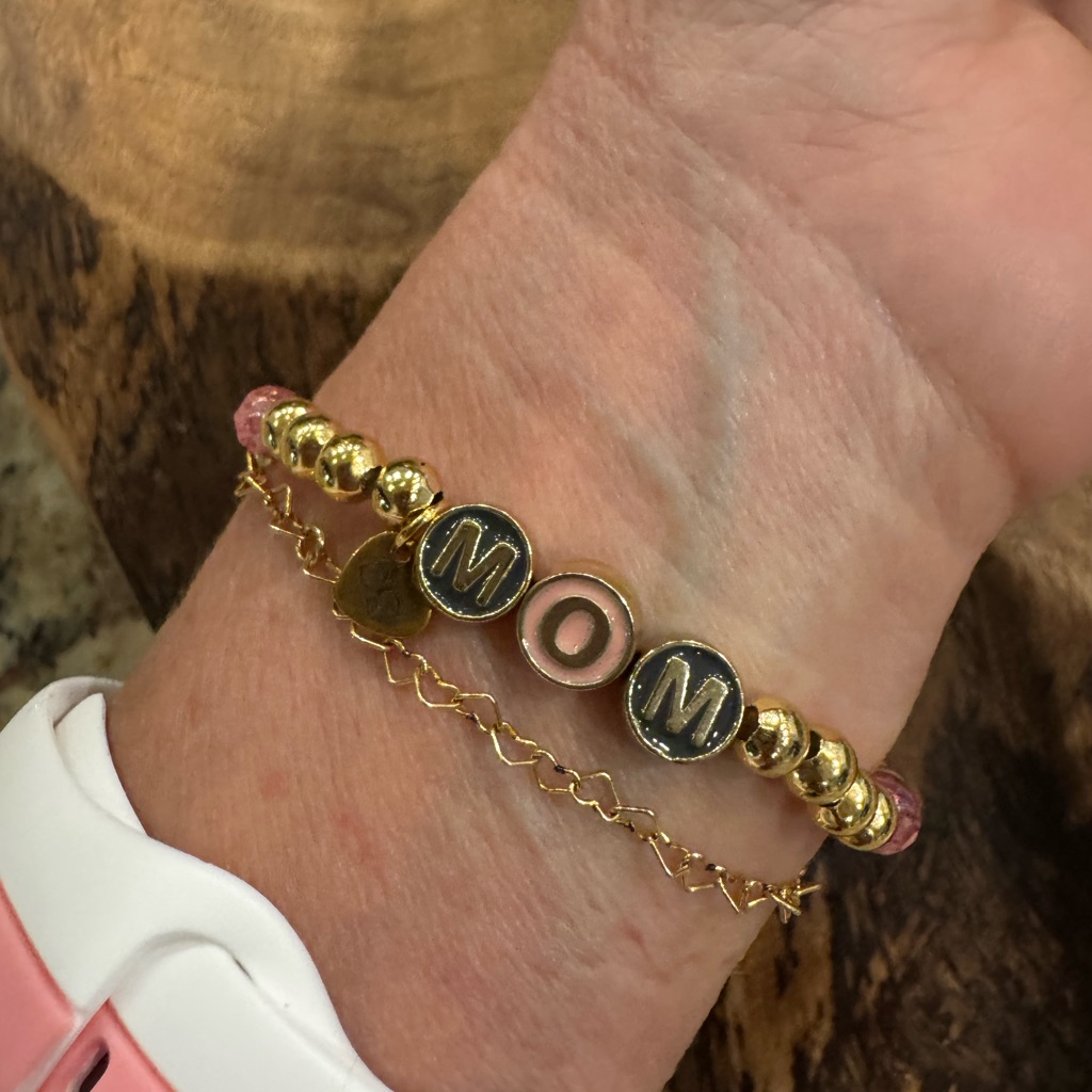 Sweet Stacks Signature Beaded Mom Bracelet 18$